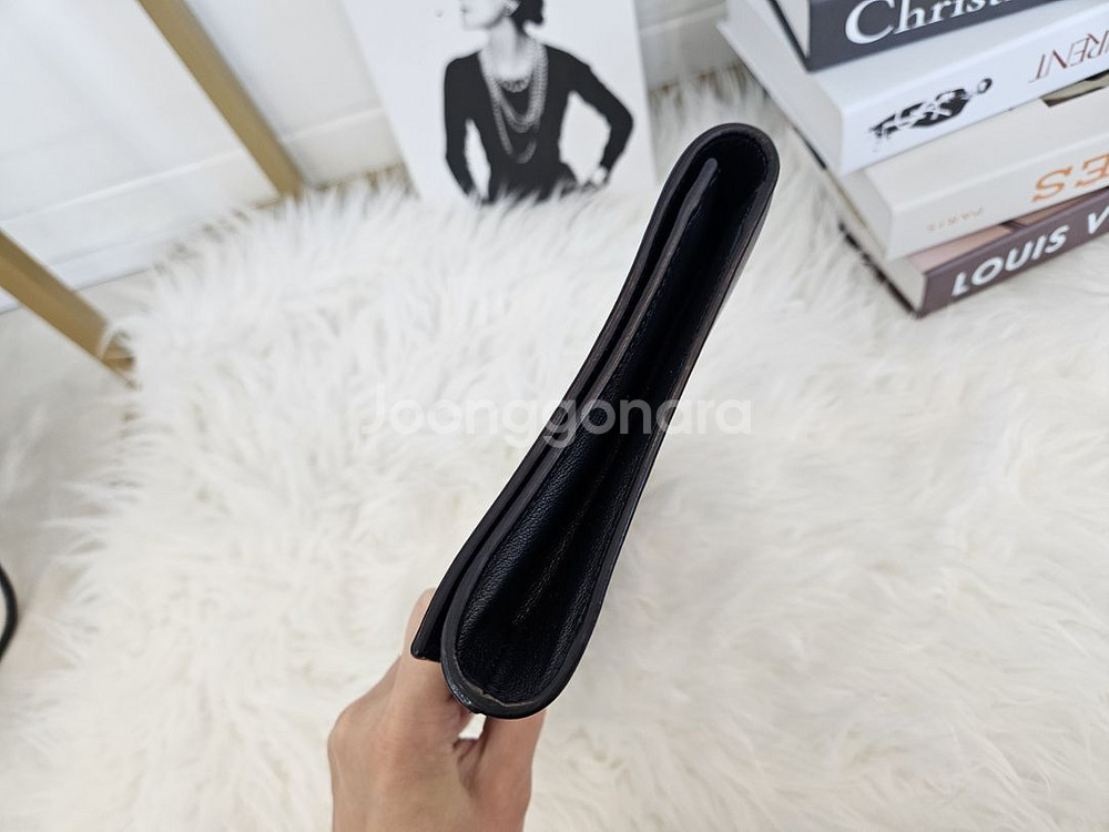 입생로랑 클러치백 딥네이비--5