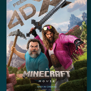 마인크래프트 4dx 포스터 cgv 특전 굿즈