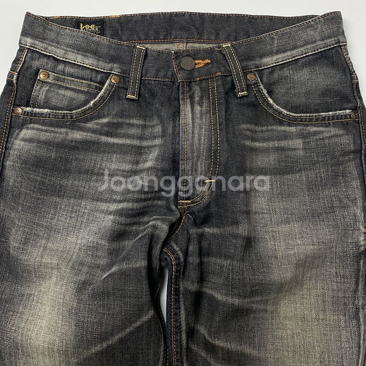 (29) LEE 리 빈티지 흑청 데님 팬츠 청바지--1