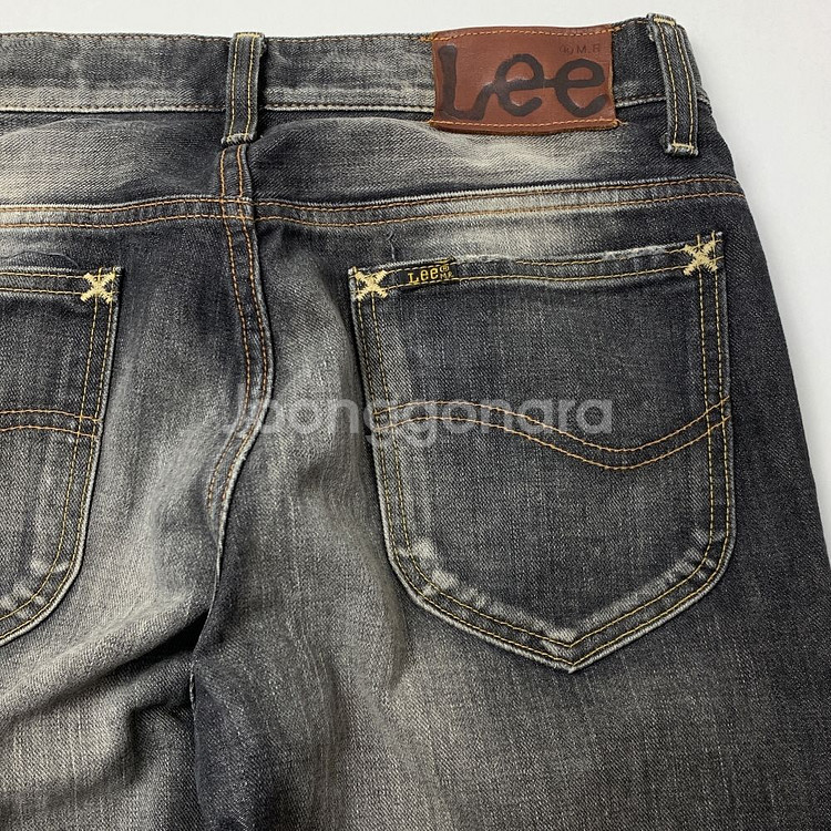 (29) LEE 리 빈티지 흑청 데님 팬츠 청바지--4