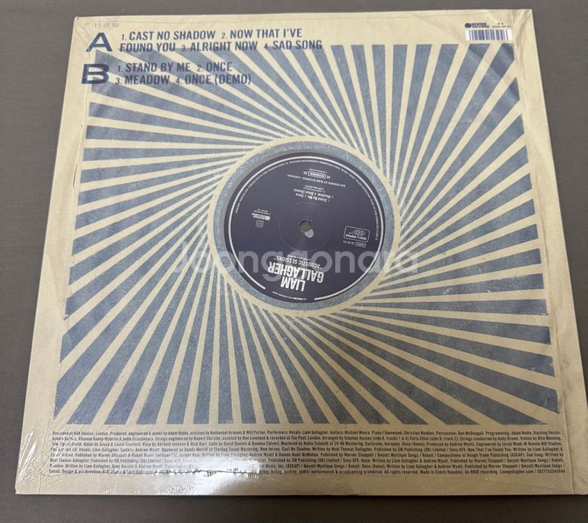 리암 갤러거 어쿠스틱 세션 RSD 2025 LP 미개봉--1