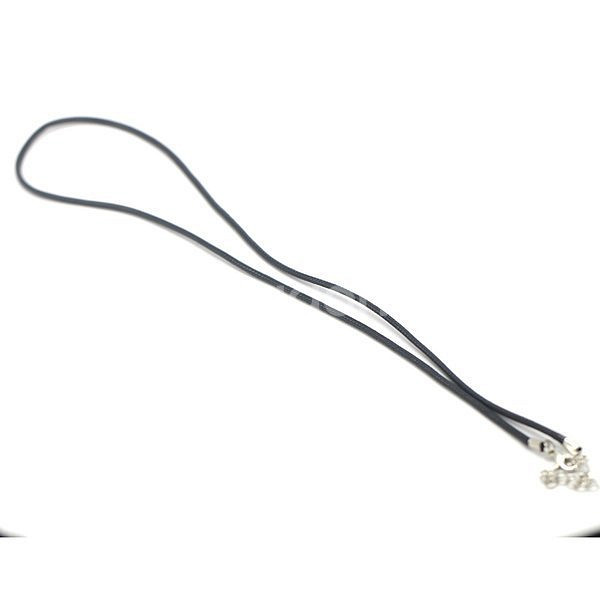 새 4개 검은색 45cm 체인 목걸이줄 끈 펜던트 고급--2