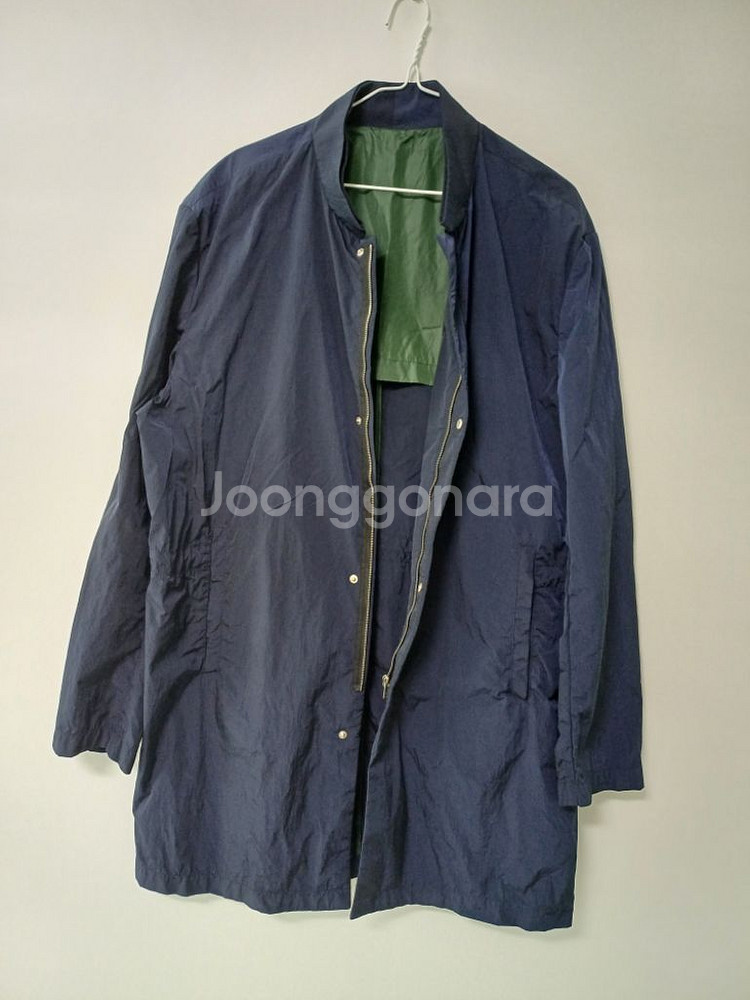 남성 마인드브릿지 봄.가을 트렌치코트 (네이비110)--4