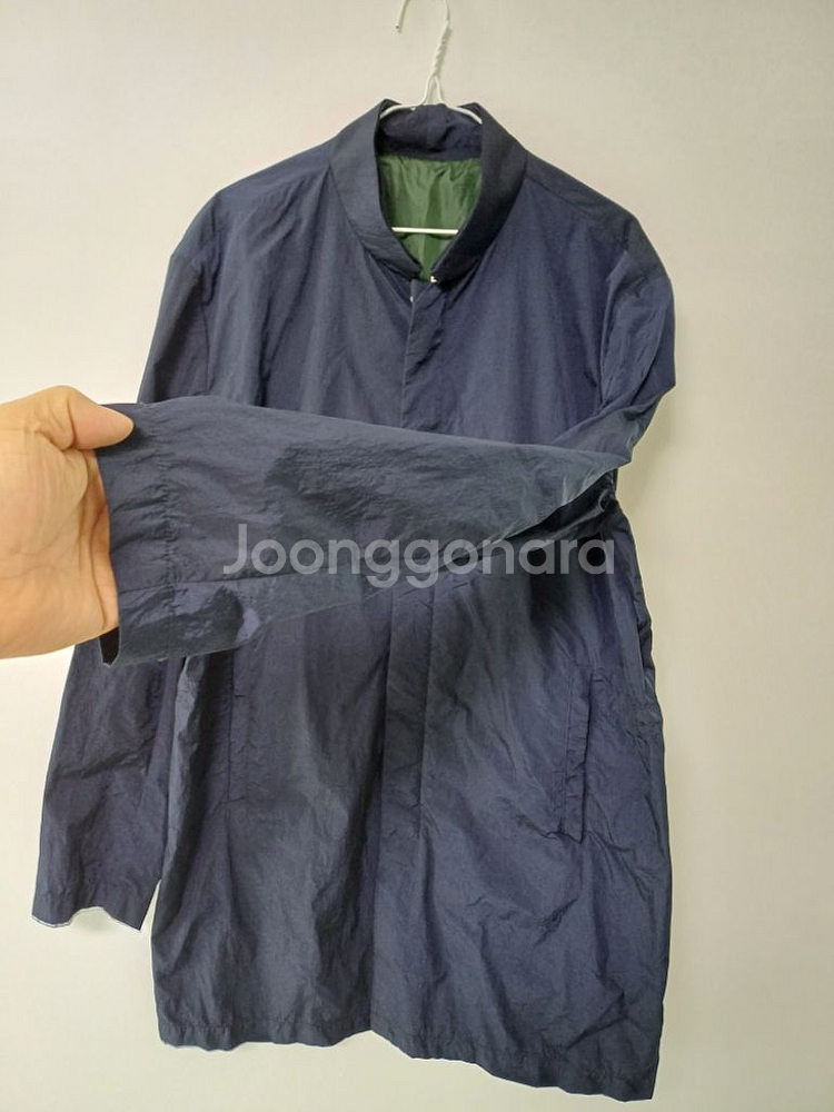 남성 마인드브릿지 봄.가을 트렌치코트 (네이비110)--3