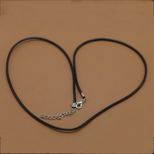 새 4개 검정색 70CM 체인 목걸이줄 끈 펜던트 고급--3