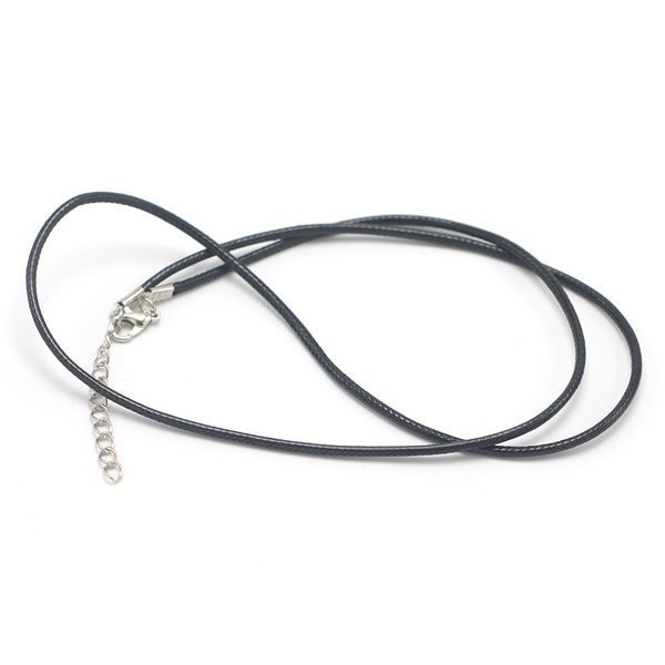 새 4개 검정색 70CM 체인 목걸이줄 끈 펜던트 고급--5