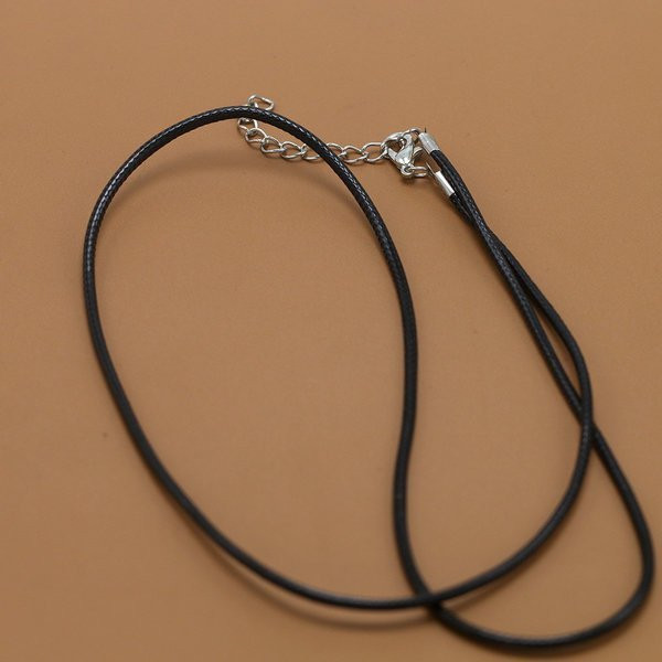 새 4개 검정색 70CM 체인 목걸이줄 끈 펜던트 고급--6