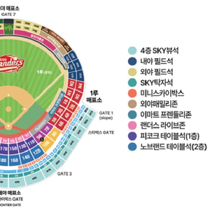 [구매] 4/26 SSG vs 키움 내야패밀리 5인1루