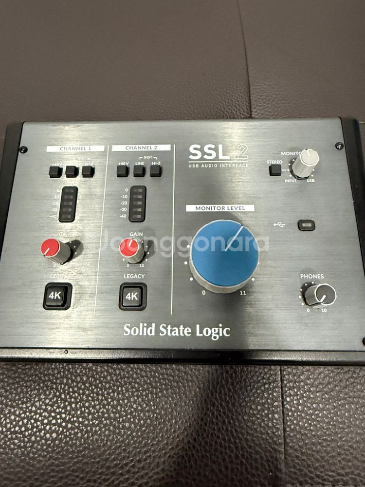SSL2 오디오 인터페이스 본체와 케이블 싸게 팝니다.--0