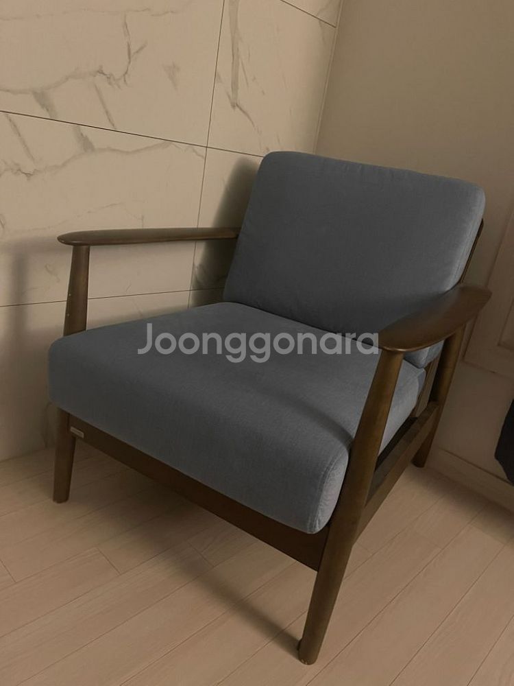 현대 리바트 쇼파 리바트 올 뉴탐 1인 패브릭 소파--3