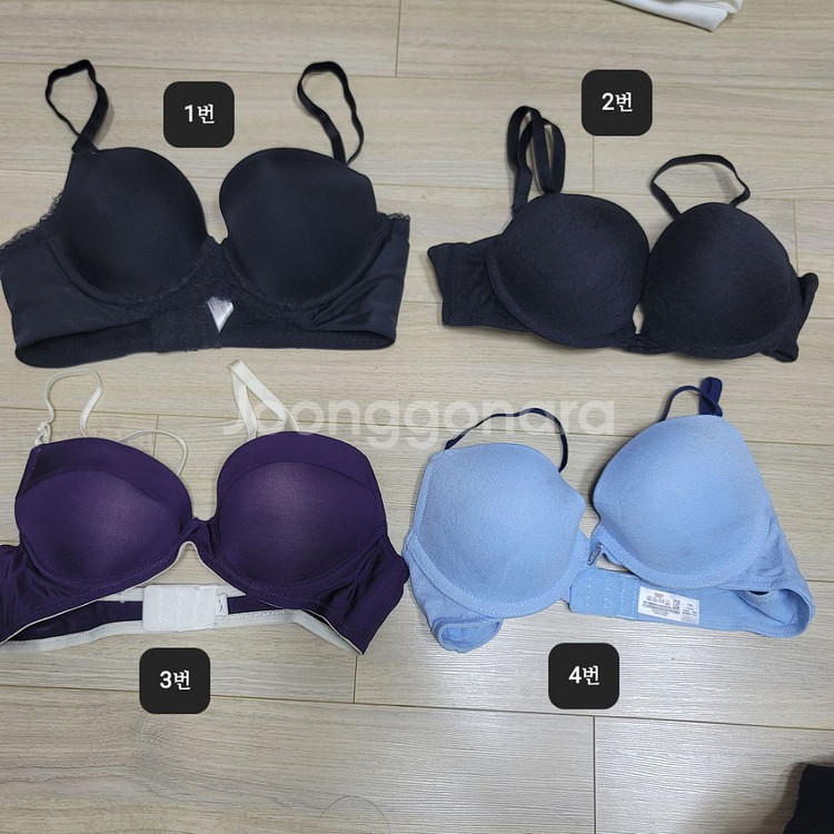 새상품 75a 브라 단품 메쉬 푸쉬업 언더웨어 속옷--0