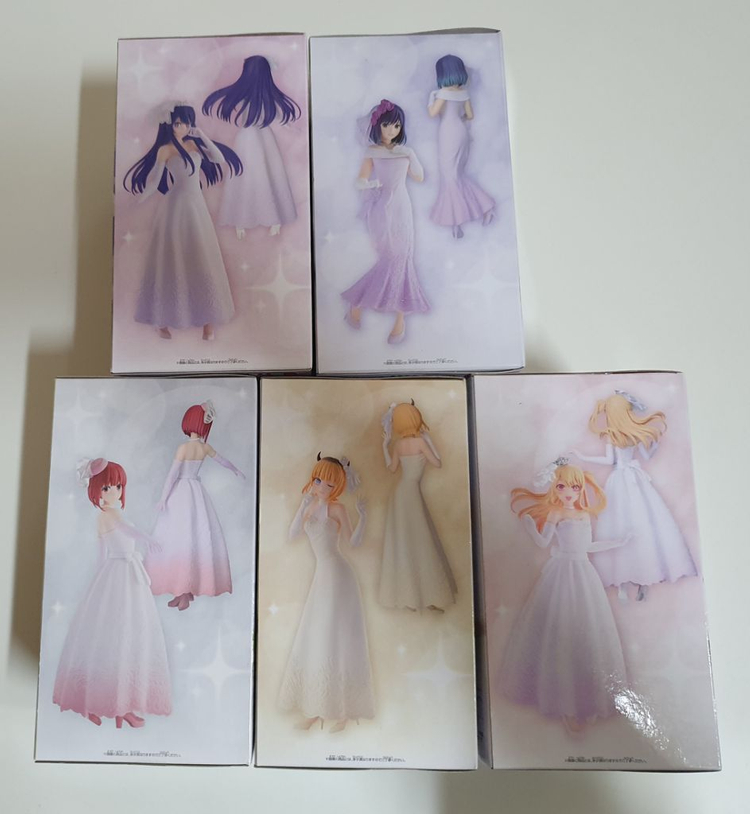 최애의아이 웨딩시리즈 5종 전종 일괄 (미개봉) 이미지