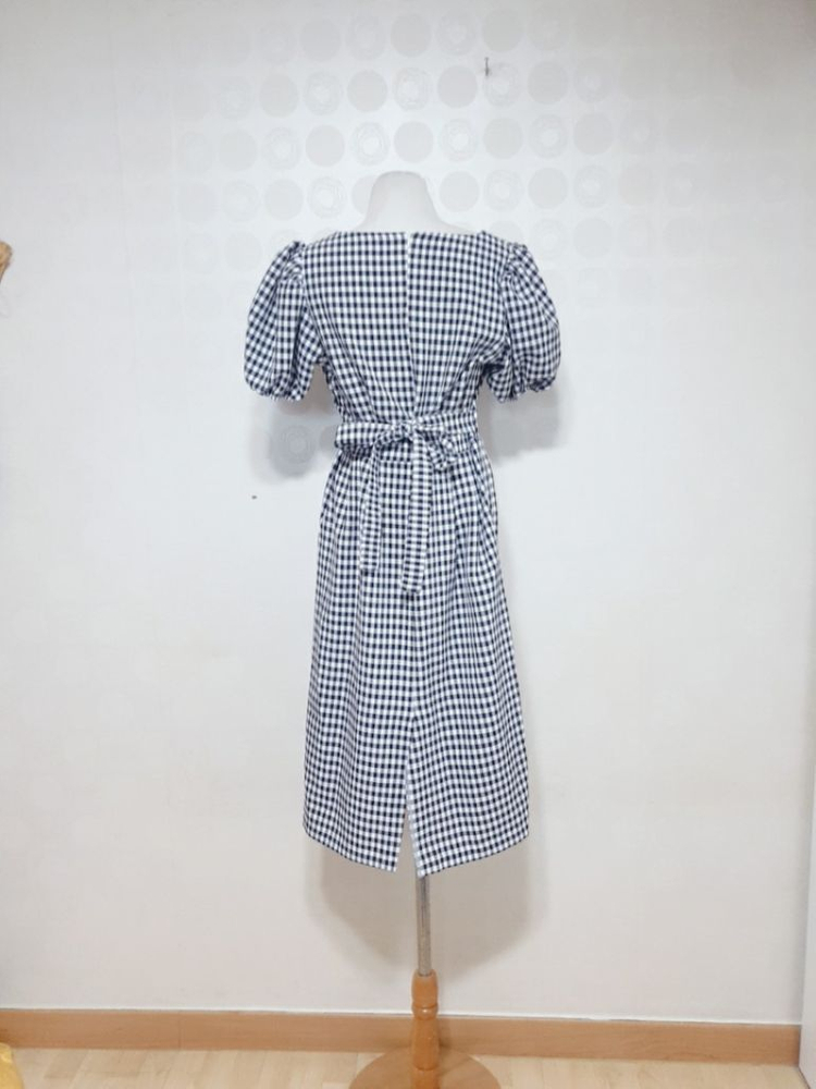 새것/체크원피스55/롱원피스55/원피스55 이미지