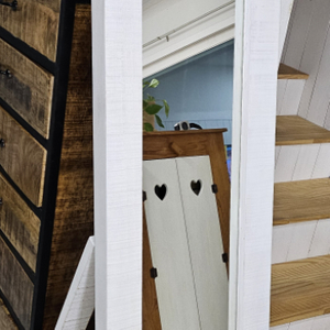 원목 화이트 전신거울/풍경있는집/바네스데코 st