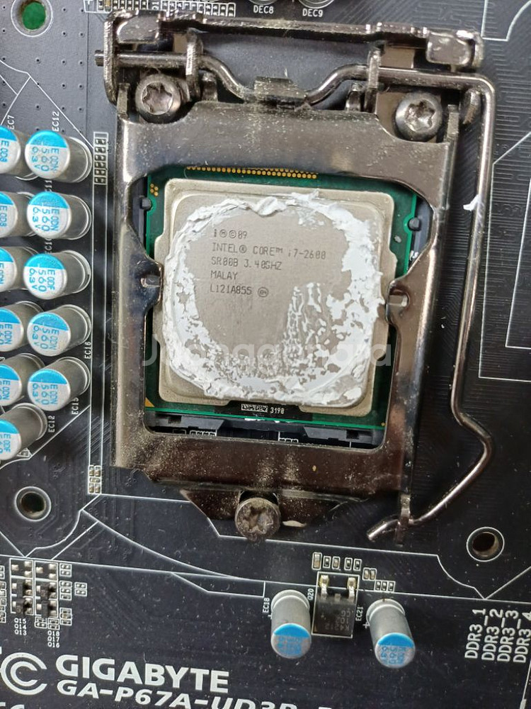 메인보드 CPU 메모리 // i7 2600+p67+8g--3