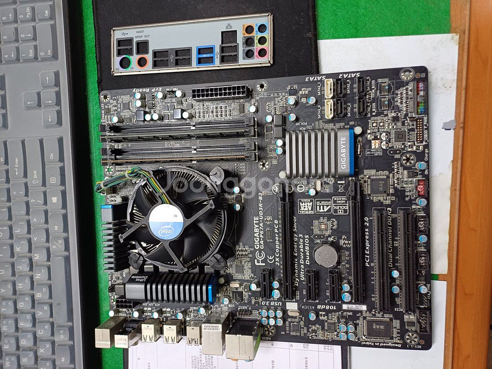 메인보드 CPU 메모리 // i7 2600+p67+8g--1