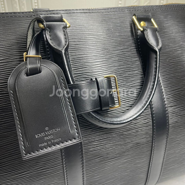 (정품)루이비통 키폴45 에삐 블랙(Epi Black)--7
