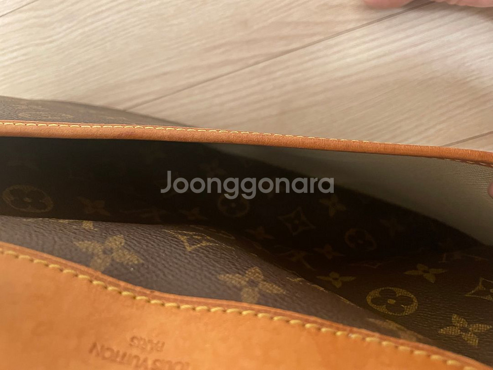 [정품] 루이비통 모노그램 캔버스 보울링 도빌 토트백--5