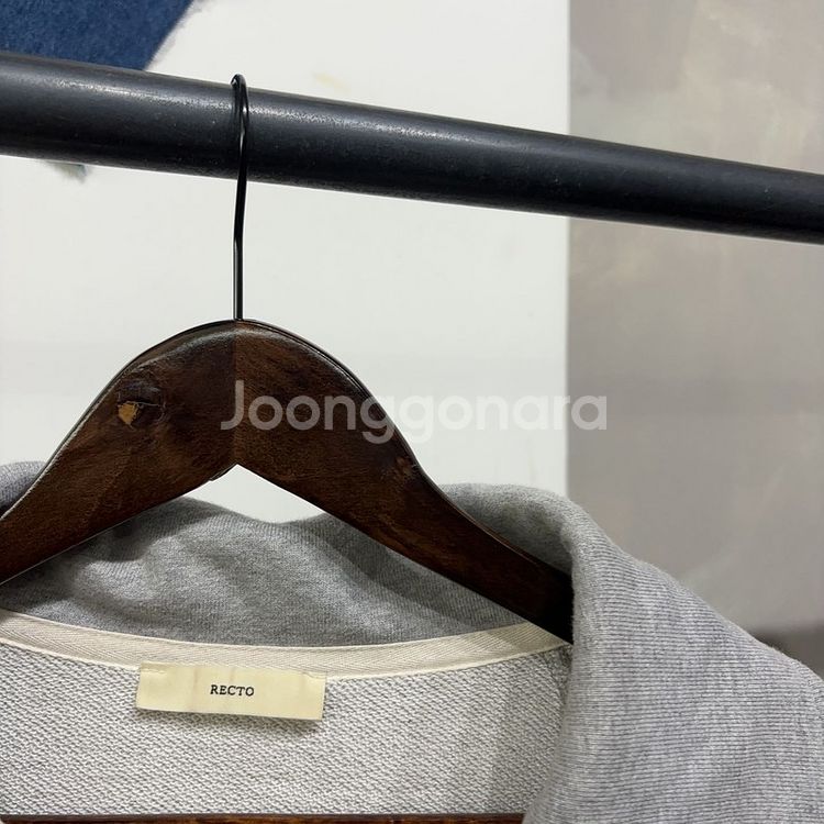 (F) 렉토 여성 캐주얼 반집업 맨투맨 긴팔티--1