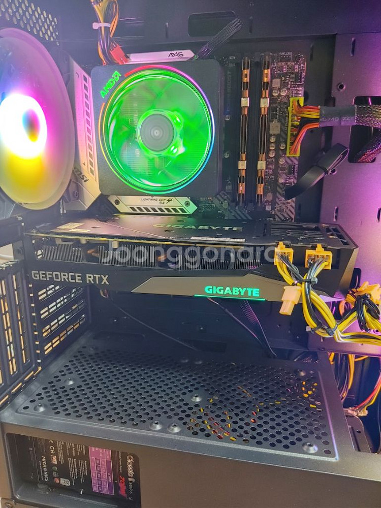 게이밍 컴퓨터 5700x3d RTX3070 신품케이스--1