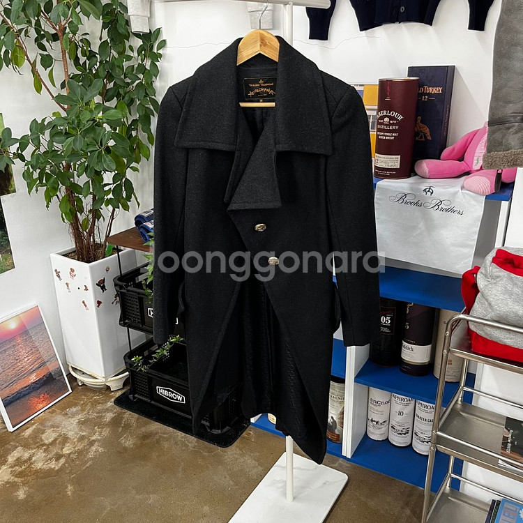 비비안웨스트우드 앵글로매니아 언발란스 울코트 38--0
