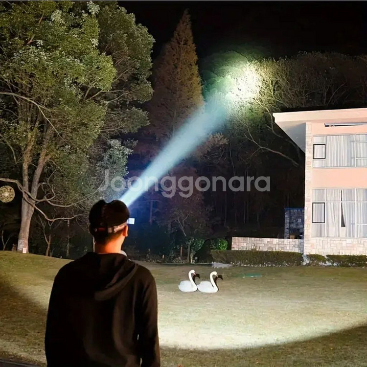 충전식 헤드 랜턴 LED 6가지 조명 모드 모션센서--8