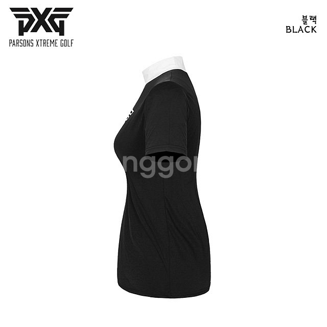 PXG 골프 여성 모크넥 텐션 반팔 이너웨어--4