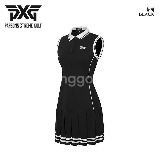 PXG 골프 여성 민소매 카라 원피스--2