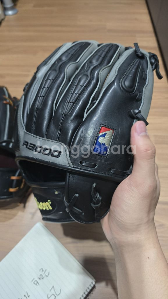윌슨 A3000 좌투 외야글러브 12.5인치--2