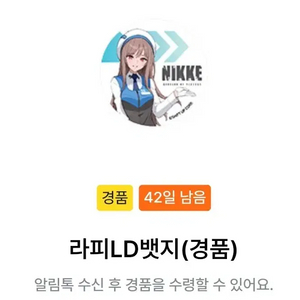 니케 뱃지 2종 세트