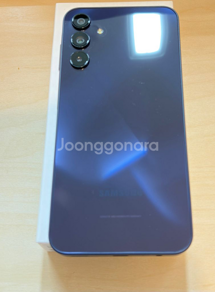 갤럭시 A15 128GB 블루블랙 정상해지--0