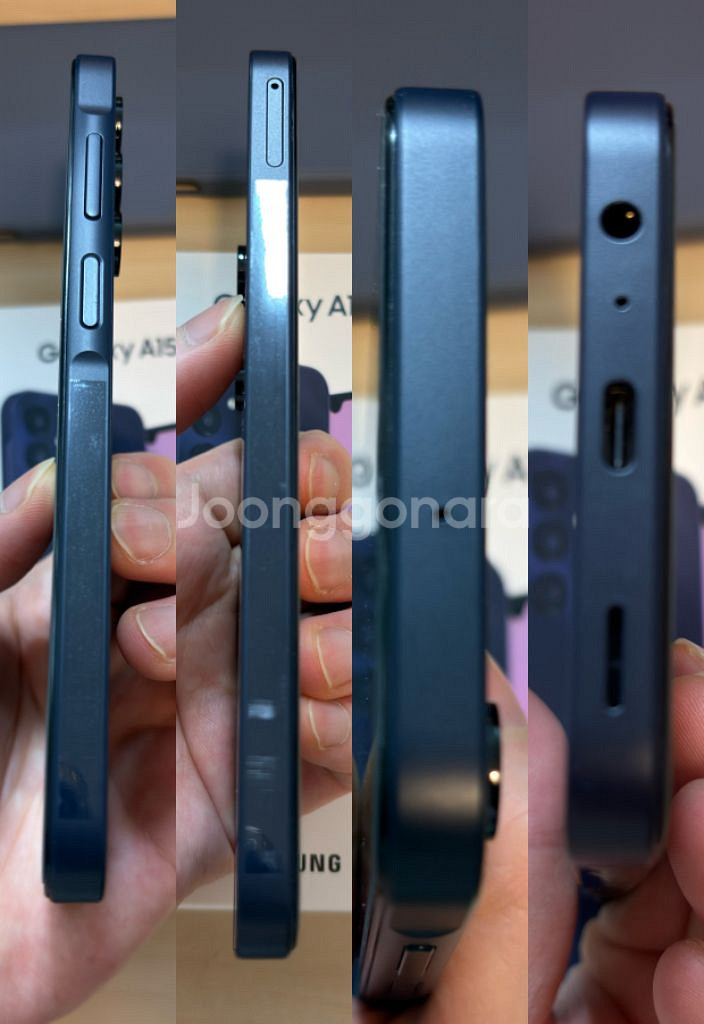 갤럭시 A15 128GB 블루블랙 정상해지--2