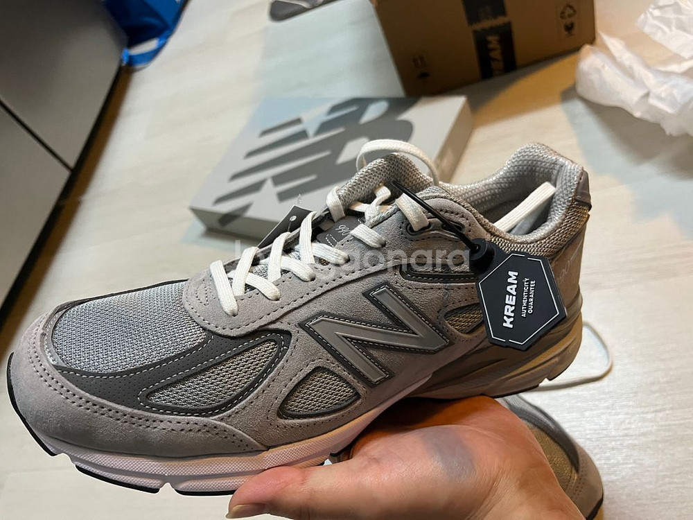 뉴발란스 990v4 그레이 275 새상품--0