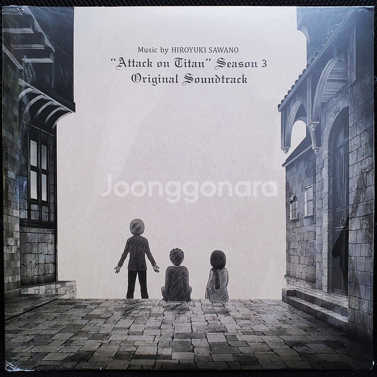 진격의 거인 시즌 3 OST LP 미개봉 신품--0