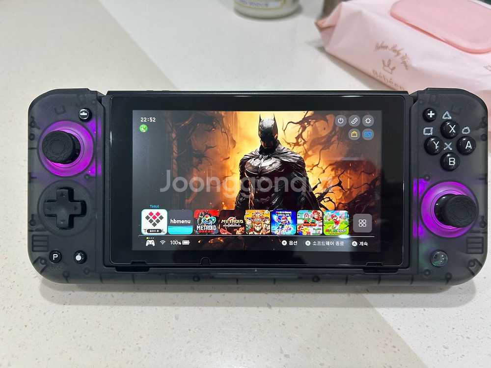 닌텐도스위치 배터리 개선판 256GB 모드칩 커펌--1