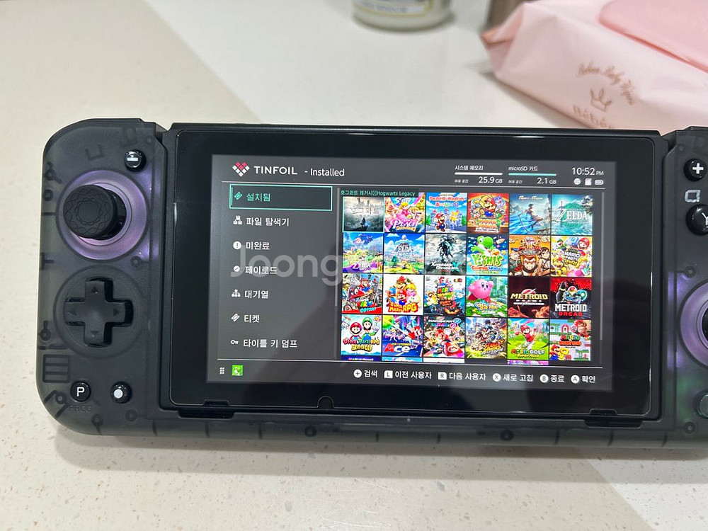 닌텐도스위치 배터리 개선판 256GB 모드칩 커펌--4