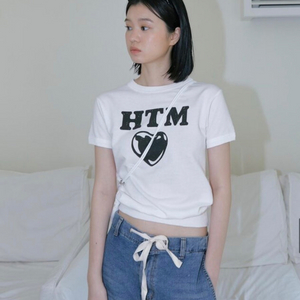 헤더먼트 90s 하트 티셔츠