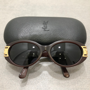 생로랑 ysl 금장 오벌 오발 선글라스