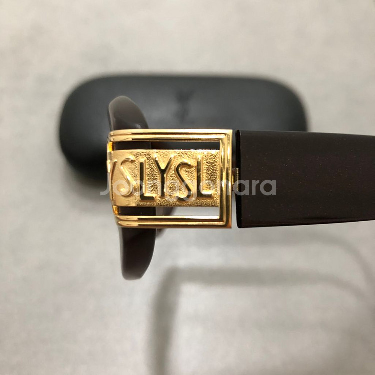 생로랑 ysl 금장 오벌 오발 선글라스--2