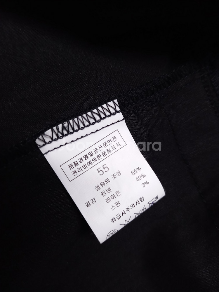새 I-D 아이디 춘하 블랙 베스트 자켓 55--8