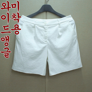 0229-와이드앵글미착용(여성30)린넨반바지/구제시장