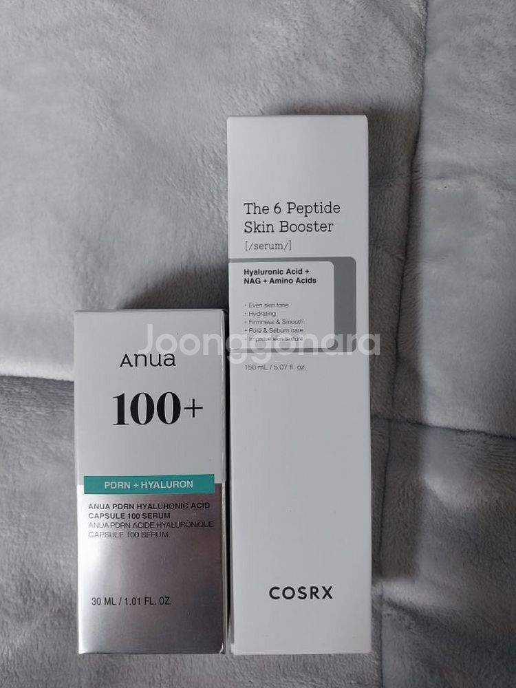 새상품)아누아pdrn세럼30ml+코스알엑스 스킨부스터--0