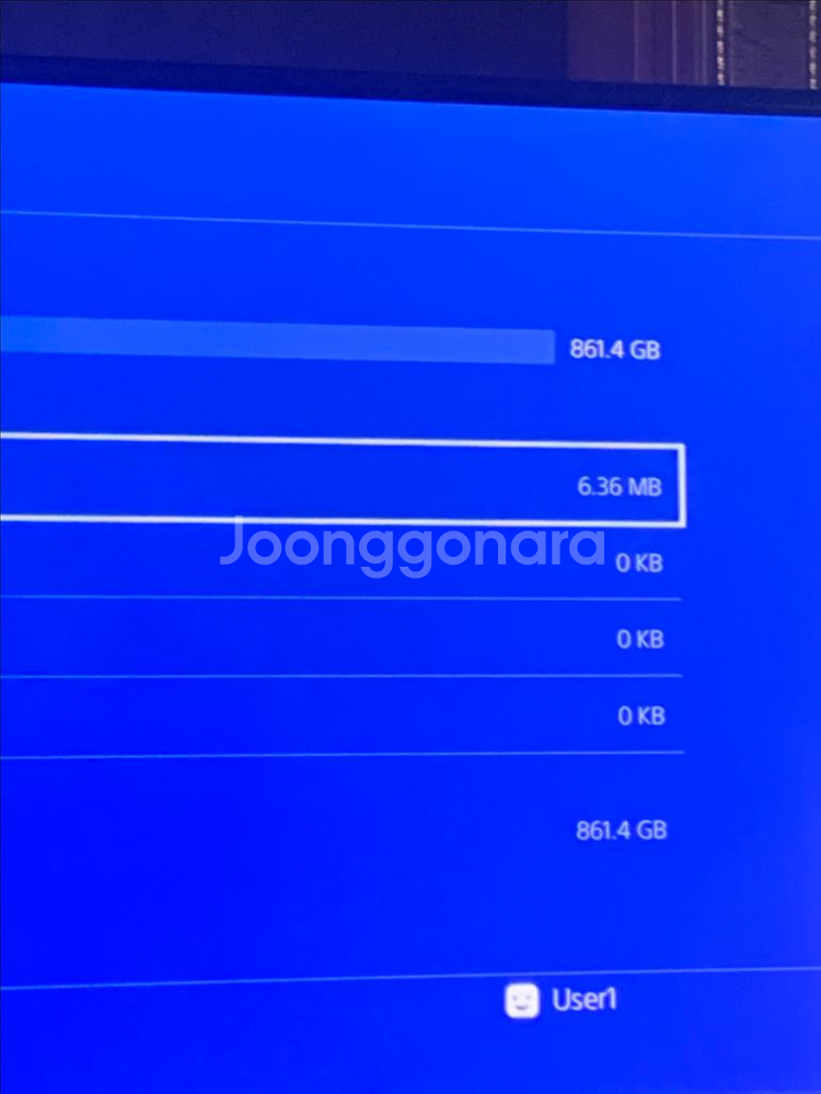 ps4 슬림 1테라+타이틀6개--2