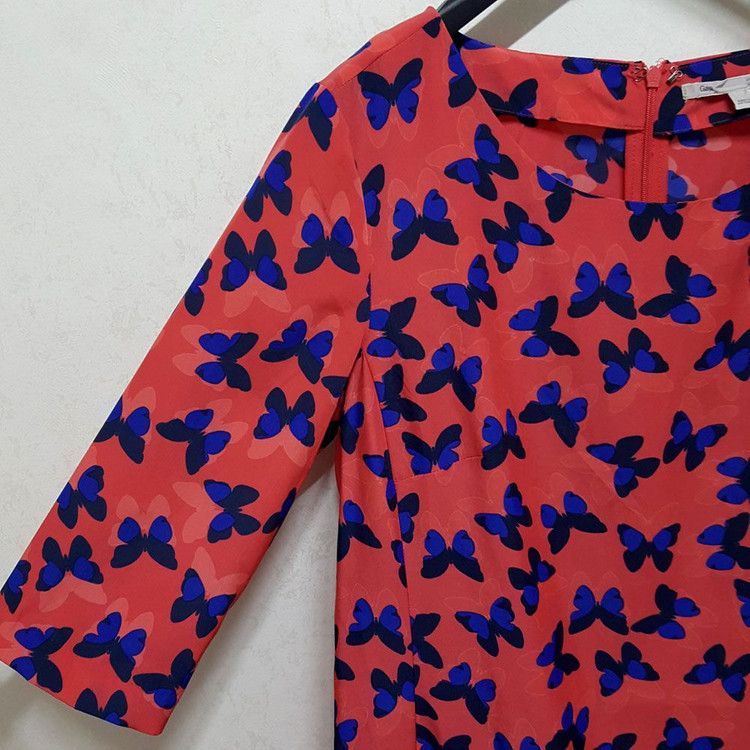 GAP 갭 실키한 패턴 드롭웨이스트 원피스 2종--2