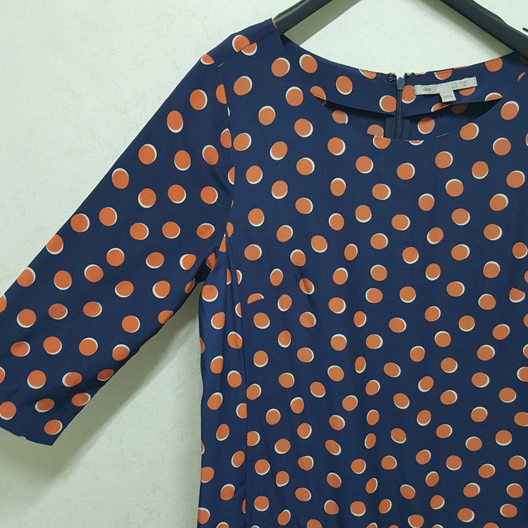 GAP 갭 실키한 패턴 드롭웨이스트 원피스 2종--5