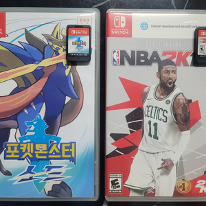 [닌텐도 스위치] 포켓몬스터 소드 / NBA 2K18