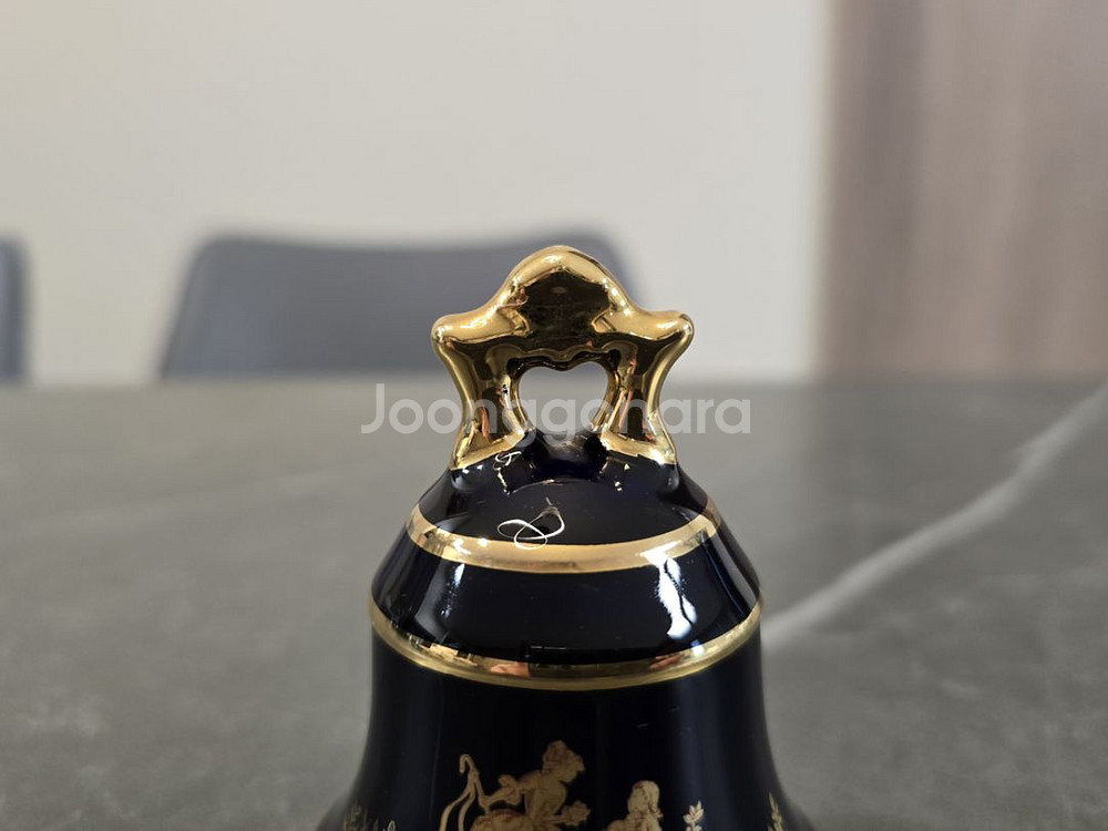 프랑스 리모지 22K GOLD 디너벨--1