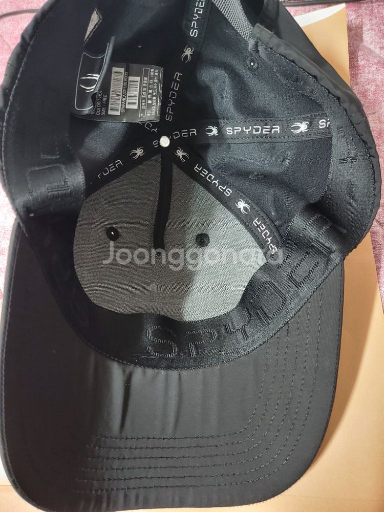 무료나눔.정품 스파이더 모자.--1