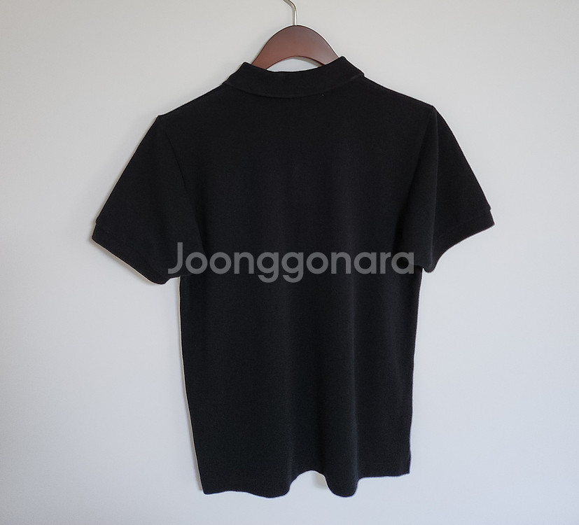 L 꼼데가르송 블랙 더블와펜 여성 반팔 카라티 AZ-T--3