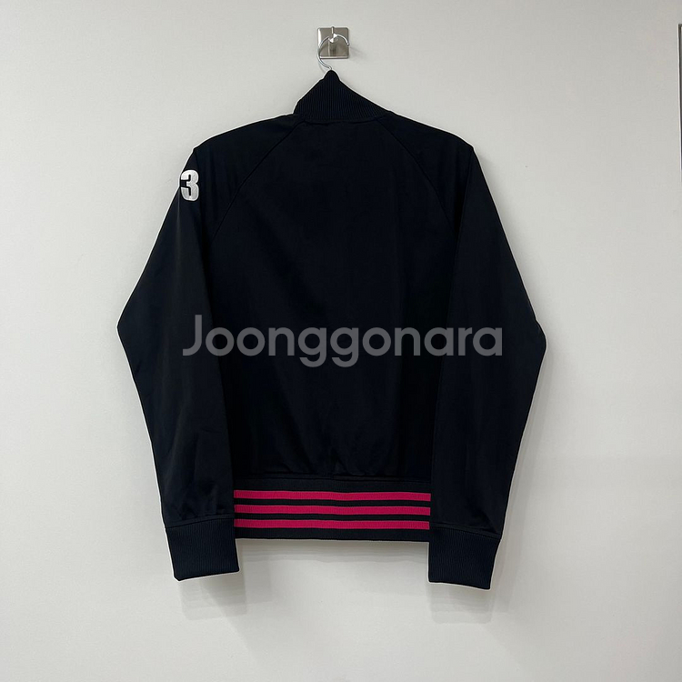 아디다스 Y2K 블랙 핑크 트랙탑 져지--2